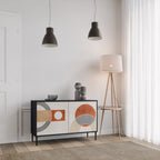 SPACE AROUND Sideboard mit 2 Türen in Schwarz