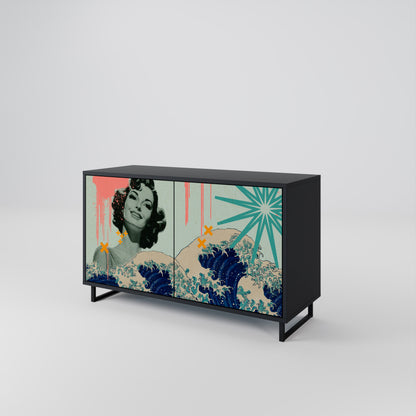 KANAGAWA BEAUTY 2-türiges Sideboard