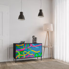 STREAMER TANGLE 2-Door Sideboard in Black Finish