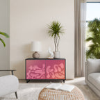 IRREGULAR PINK Sideboard mit 2 Türen in Schwarz