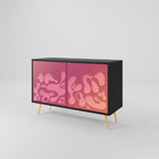 IRREGULAR PINK Sideboard mit 2 Türen in Schwarz