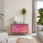 IRREGULAR PINK Sideboard mit 2 Türen in Schwarz