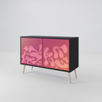 IRREGULAR PINK Sideboard mit 2 Türen in Schwarz