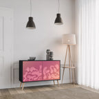 IRREGULAR PINK Sideboard mit 2 Türen in Schwarz