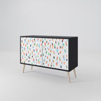 ENERGETIC SPOTS Sideboard mit 2 Türen in Schwarz