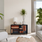 INTREPID FORMATION 2-Door Sideboard in Black Finish