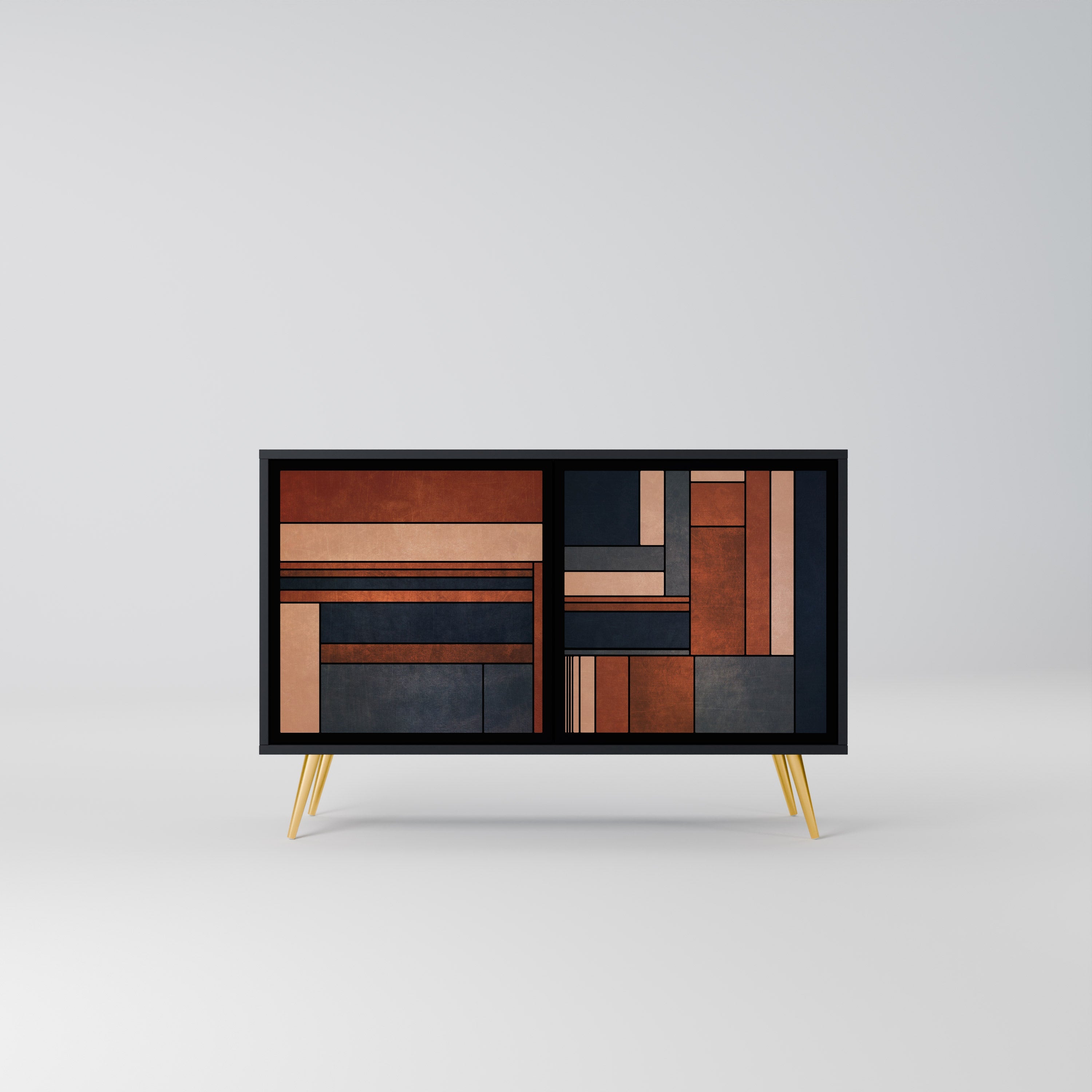 INTREPID FORMATION Sideboard mit 2 Türen in Schwarz