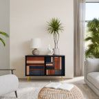 INTREPID FORMATION 2-Door Sideboard in Black Finish