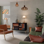 INTREPID FORMATION 2-Door Sideboard in Black Finish