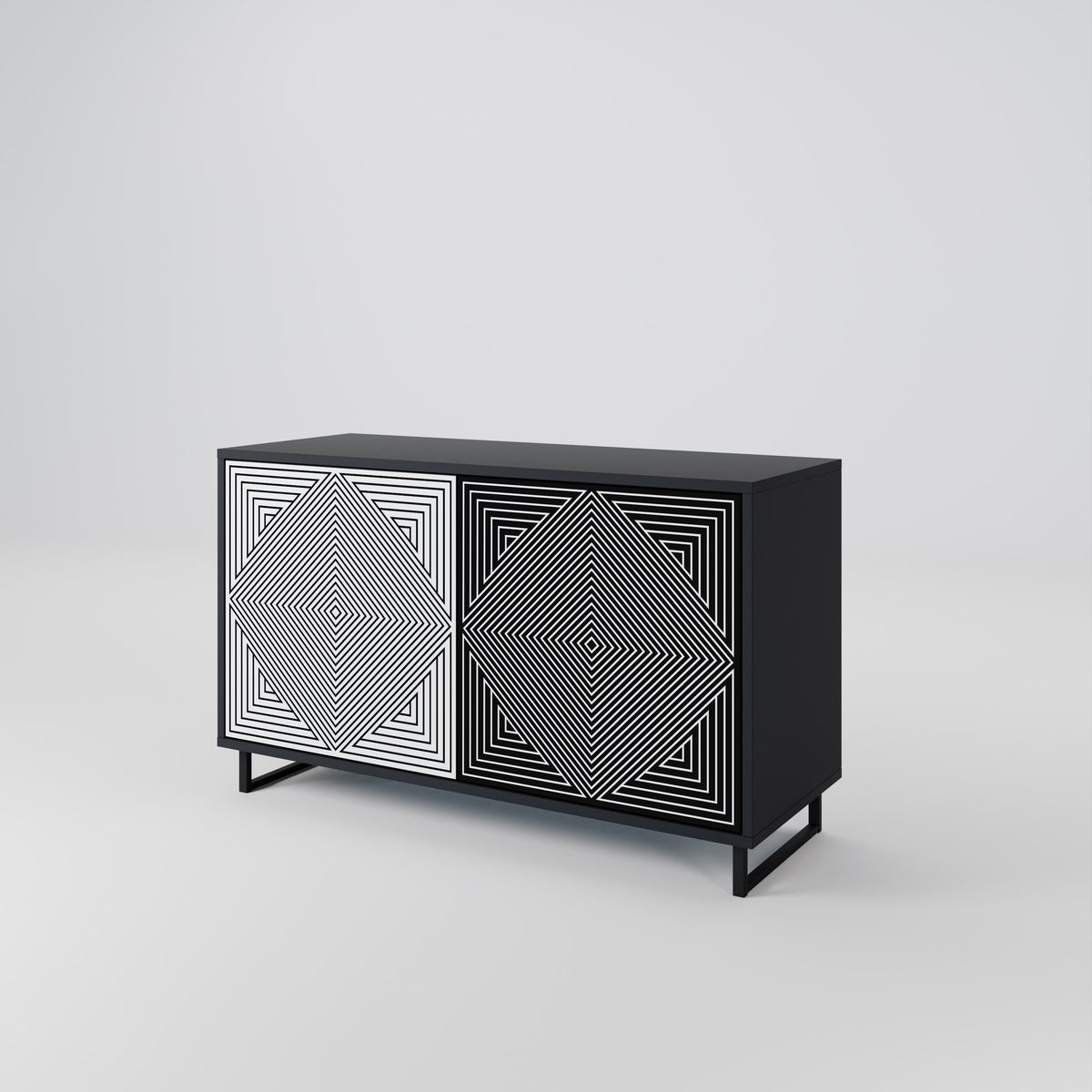 POLYGON ILLUSION 2-türiges Sideboard