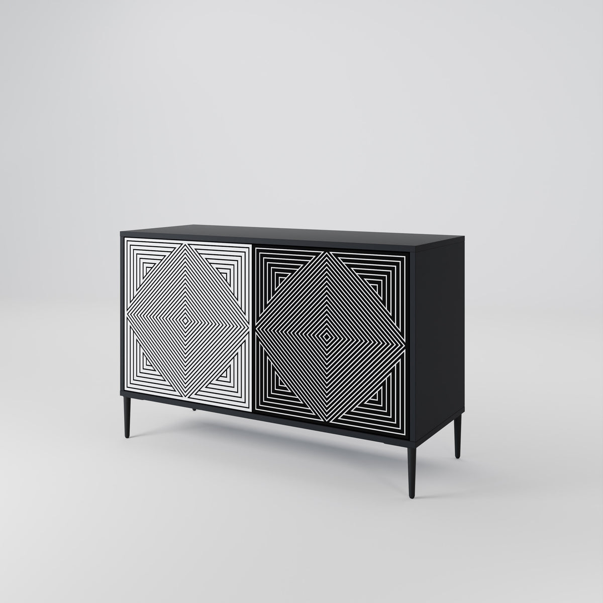 POLYGON ILLUSION 2-türiges Sideboard