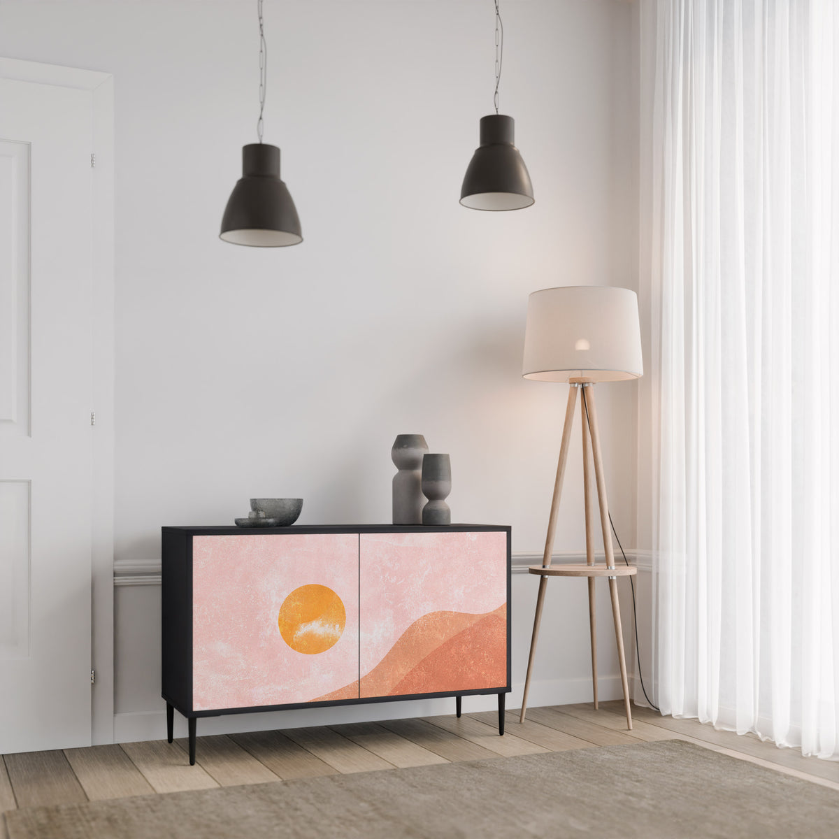 LUMINOUS SUNLIGHT 2-türiges Sideboard