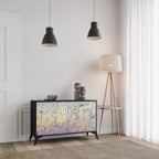 MOSAIC OF COLORS Sideboard mit 2 Türen in Schwarz