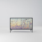 MOSAIC OF COLORS Sideboard mit 2 Türen in Schwarz