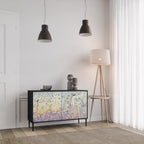 MOSAIC OF COLORS Sideboard mit 2 Türen in Schwarz