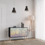 MOSAIC OF COLORS Sideboard mit 2 Türen in Schwarz