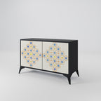 PATTERNED PRISM Sideboard mit 2 Türen in Schwarz