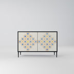 PATTERNED PRISM Sideboard mit 2 Türen in Schwarz