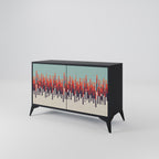 CHROMA CONTOURS 2-Door Sideboard in Black Finish