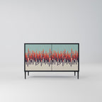 CHROMA CONTOURS 2-Door Sideboard in Black Finish