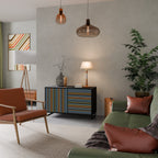 LINEOUT SPECTRUM Sideboard mit 2 Türen in Schwarz