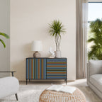 LINEOUT SPECTRUM Sideboard mit 2 Türen in Schwarz