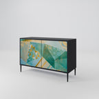 SPECTRUM SPLENDOR Sideboard mit 2 Türen in Schwarz