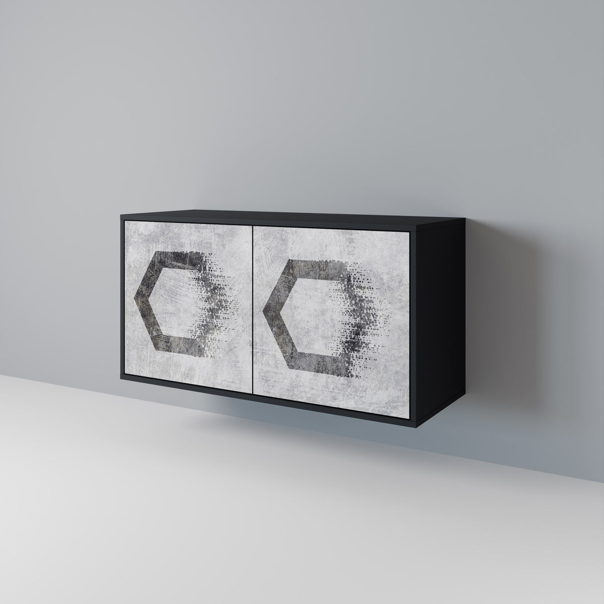 HEXAGONAL FIGURES 2-türiges Sideboard