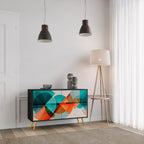 CIRCULAR RHAPSODY Sideboard mit 2 Türen in Schwarz