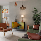 PIERCING SHARPNESS Sideboard mit 2 Türen in Schwarz