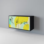 BODY LANGUAGE Sideboard mit 2 Türen in Schwarz