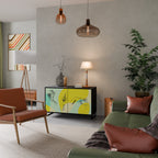 BODY LANGUAGE Sideboard mit 2 Türen in Schwarz