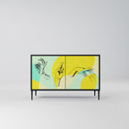 BODY LANGUAGE Sideboard mit 2 Türen in Schwarz