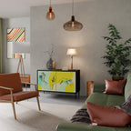 BODY LANGUAGE Sideboard mit 2 Türen in Schwarz