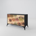 GEOMETRIC FUSION Sideboard mit 2 Türen in Schwarz
