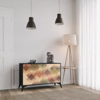GEOMETRIC FUSION Sideboard mit 2 Türen in Schwarz