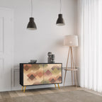 GEOMETRIC FUSION Sideboard mit 2 Türen in Schwarz