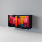 COLORFUL SOUNDS Sideboard mit 2 Türen in Schwarz