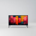 COLORFUL SOUNDS Sideboard mit 2 Türen in Schwarz