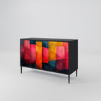 COLORFUL SOUNDS Sideboard mit 2 Türen in Schwarz