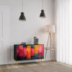 COLORFUL SOUNDS Sideboard mit 2 Türen in Schwarz