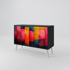 COLORFUL SOUNDS Sideboard mit 2 Türen in Schwarz