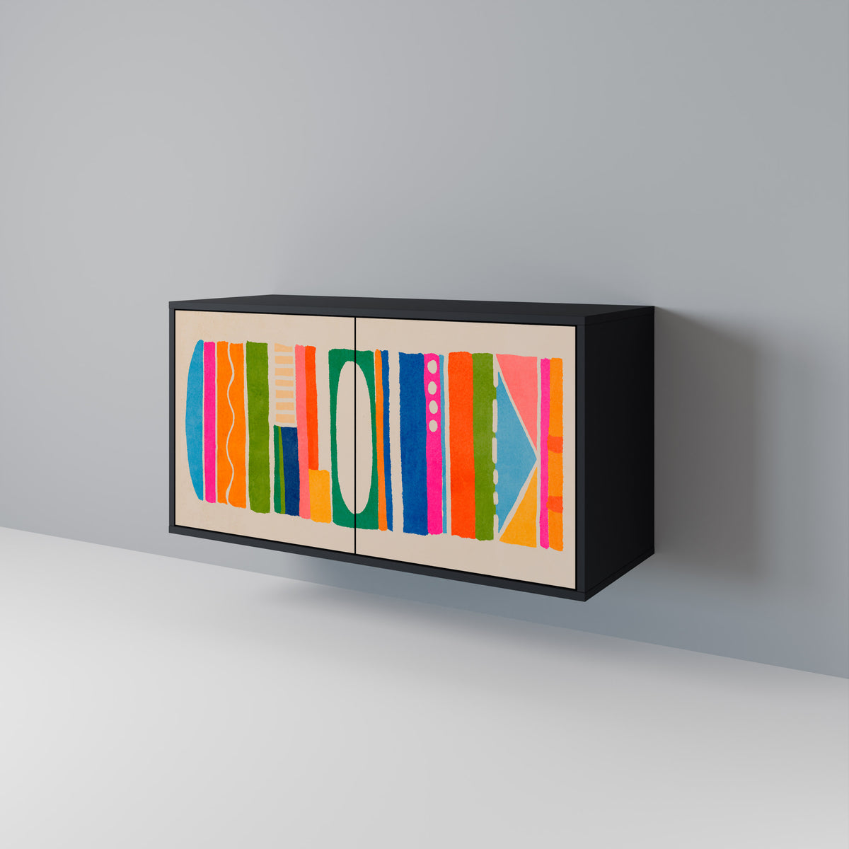 GEOMETRIC SHINE 2-türiges Sideboard