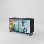 ABSTRACT THOUGHTS Sideboard mit 2 Türen in Schwarz
