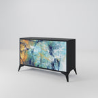 ABSTRACT THOUGHTS Sideboard mit 2 Türen in Schwarz