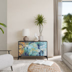 ABSTRACT THOUGHTS Sideboard mit 2 Türen in Schwarz