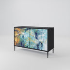 ABSTRACT THOUGHTS Sideboard mit 2 Türen in Schwarz