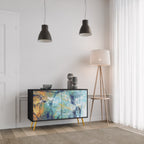 ABSTRACT THOUGHTS Sideboard mit 2 Türen in Schwarz