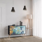 ABSTRACT THOUGHTS Sideboard mit 2 Türen in Schwarz