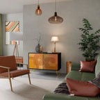 STRENGTHENING RELATION 2-Door Sideboard in Black Finish